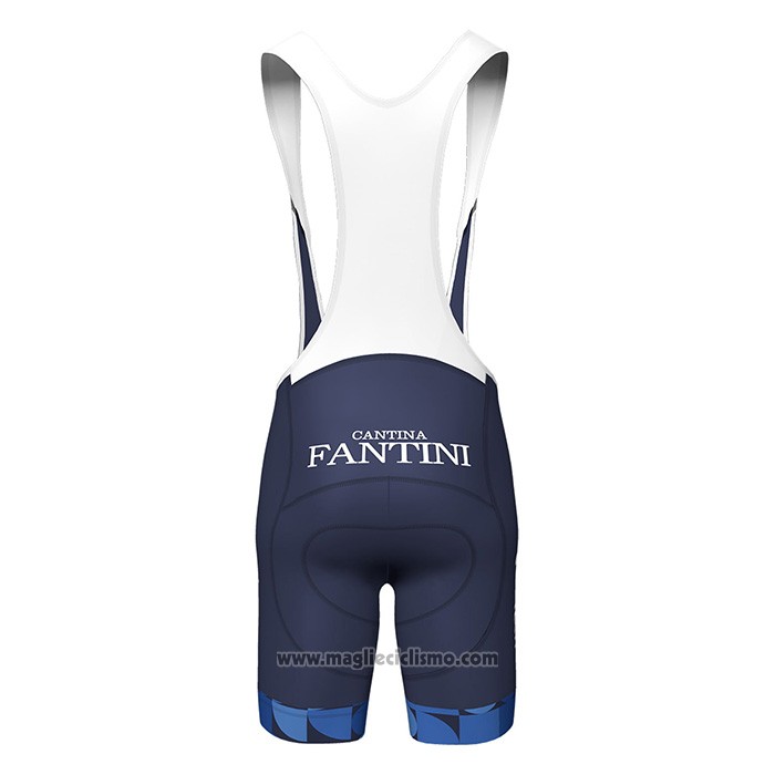 2022 Abbigliamento Ciclismo Israel Cycling Academy Blu Bianco Manica Corta e Salopette